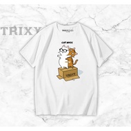 TRIXY CAT T-SHIRT ORIGINAL TRIXY CAT CLOTHES/ ANIMAL LOVERS T-SHIRT/ CAT LOVERS T-SHIRT/