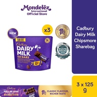 [Bundle of 3] Cadbury Dairy Milk Chipsmore Chocolate Sharebag 125g (10x12.5g)