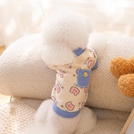 Nice Bear Puppy Clothes ชุดสุนัข Teddy Bichon Hiromi Cute Wind Cat Thin Sweater Pet Clothes