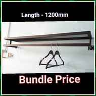 Cloth Hanger Bundle Price / Penyangkut Baju / Penyidai Baju / Besi Gantung Baju / Rak Baju Dinding /