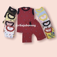 BORONG BAJU BUDAK/ KANAK2 - SINGLET BABY-12 PASANG