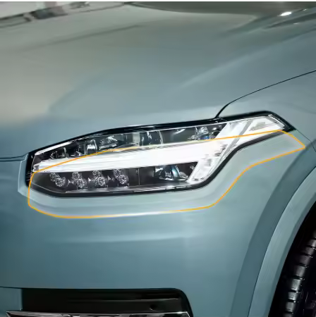 Headlight Rearview Film Car Transparent Pre Cut PPF Paint Protection Film TPU for Volvo XC90 INSCRIP