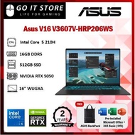 Asus V16 V3607V-HRP206WS / MRP207WS 16'' WUXGA (C5-210H, 16GB, 512GB , RTX5050 / RTX5060 8GB, W11, H