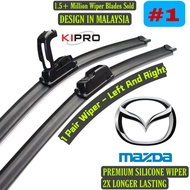 KIPRO Wiper - MAZDA Cx30/Cx3/Cx5/Cx7/Cx8/Cx9/Mx3/Mx5/Lantis/Biante/Astina/323/626 - Silicone Wiper