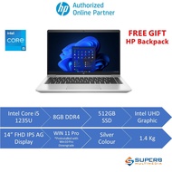 HP ProBook 440 G9 7G823PA Laptop (Intel Core i5-1235U, 8gb ram, 512gb ssd, Intel UHD Graphic, 14" FHD IPS Display, Win11 Pro)