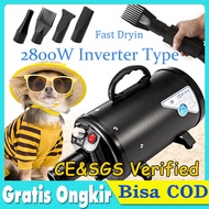 2800W Blower kucing Pengering bulu kucing grooming hewan blower anjing pet dryer
