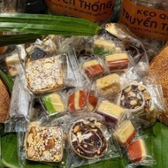 500gr mixed flavor candy, salted coffee coconut wax candy, fresh fruit wax coconut candy