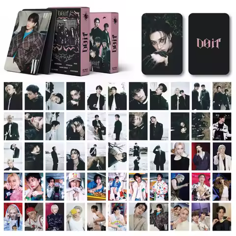55pcs Straykids Collection Card 2025 New DO IT Celebrity Photo Card Peripheral LOMO Small Card