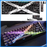 KOK Side Print Backlit Keycaps Objection Sustained Theme for 60 61 65 67 68