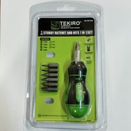 TEKIRO OBENG RATCHET 7 IN 1 STUBBY / OBENG CEBOL RATCHET TEKIRO SD-SR1699