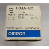OMRON H3JA-8C AC200-240 3S BY OKX Timer, DPDT