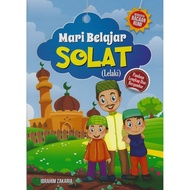 BUKU MARI BELAJAR SOLAT LELAKI/PEREMPUAN BUKU MARI SOLAT DALAM BACAAN RUMI BUKU SESUAI UNTUK KANAK -