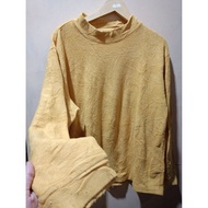 Thick yellow knitted top, Preloved top