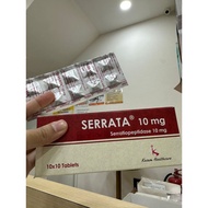 SERRATA 10MG 1 STRIPS (10 BIJI)