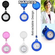 NARCIS Retractable Nurse Watch Quartz Clock Gift Doctor/Nurse Fob Watch