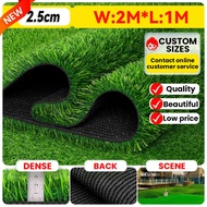 Premium Artificial Grass 2x1m (4cm/3cm/2.5cm) - UV Resistant & 3Y Warranty | Outdoor Decor