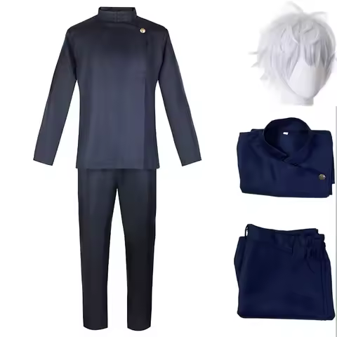 Gojo Satoru Cosplay Costume High School Uniform Suit Halloween Costume Men Adult Gojo Satoru Full Se