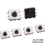 10PCS 7*7mm 10*10mm Five Way Switch 7X7 10x10 SMD For Mobile Navigation Keys Mobile Switch to Multi-