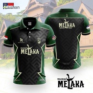 Design Baju Negeri Melaka Polo T Shirt Men Sport Jersey Collar Football Baju Lelaki Berkolar Saiz Be