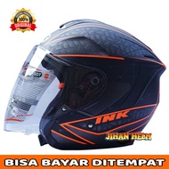 HELM INK ORIGINAL / HELM INK DYNAMIC #2 GUNMETAL RED FLUO DOFF TERLARIS