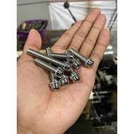 L-bolt m5 handmade 8 thread/ 100% stainless steel length 1.5cm to 6cm