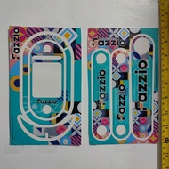 YAMAHA FAZZIO PANEL PAD EMBLEM 3D GEL EMBOSSED VINYL DECAL STICKER