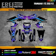 Yamaha YZ 250 FX WS01 Motorcycle Decal Sticker
