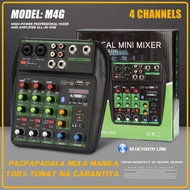 M4G Professional Audio Mixer 4 na channel na stereo output PC/Bluetooth/USB/MP3