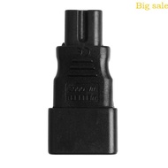 Mar 3-Pin C14 Male to C7 Female Power Socket Adaptor Plug Converter