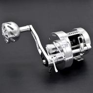 Round Baitcasting Reel 12+1 Ball Bearing Surf Casting Sea Fishing 6.3:1 Drum Wheel CNC Aluminum Salt