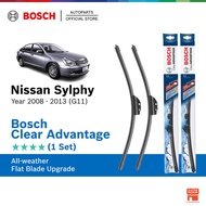 Bosch Clear Advantage U Hook Wiper Set for Nissan Sylphy G11 (BCA22"/BCA16")
