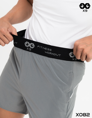 Quần Short Thun Nam Thể Thao - X082 - Lưng Cao 5cm Tập Gym Chạy Bộ Cầu Lông - X9 Sportswear
