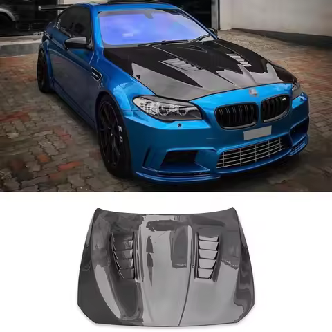 F10 M5 Carbon Fiber Front Hood for Bmw F10 F18 M5 550 535 528 2011-2017 V Style Front Engine Hood Bo