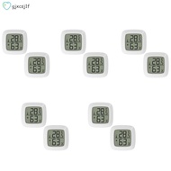 10Pcs Mini Indoor Digital Hygrometer Thermometer with LCD Display and Thermometer for Home,Office,Fridge,Center Wheel(℃)