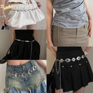 LNBE Waist Chain, Y2K Vintage Bohemian Belt,  Bohemian Trendy Dress Decoration Metal Bohemian Belt S