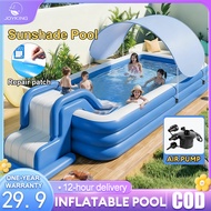 Ready Inflatable Swimming pool for Kid Indoor Outdoor Kids Sunshade Pool with Free Air Pump PVC  kid