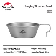 Naturehike Shera Bowl Outdoor Lightweight Titanium Bowl Camping Tableware BBQ Picnic Equipment