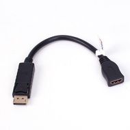 DTECH High Quality 4k*2k Mini Dp Male to Hdmi Female Adapter Cable 4K Mini Displayport Hdmi for comp
