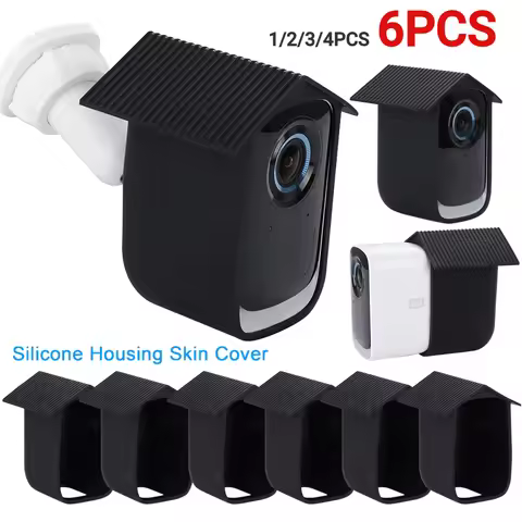 1-6PCS Silicone Protective Covers for Eufy Cam 3C 4K Wireless Security Camera Protective Case Waterp