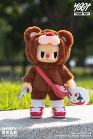 250805-66**  內全新 YOOT TOY REB-002 (35CM) REBEL BEAR (BROWN) 叛逆小熊