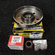 Yamaha Srl110 Lagenda110 Lagenda-zr110 Auto Clutch Housing Mangkuk Auto + Oneway Bearing