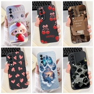 Honor 70 Case Cover Luxury Fashion Flowers Kawaii Girl Cute Shockproof Phone Case Honor FNE-AN00 FNE