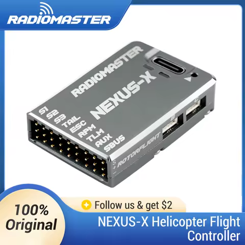 Radiomaster NEXUS-X Helicopter Flight Controller With STM32F722 MCU and ICM42688P 6-axis mems 760μs/