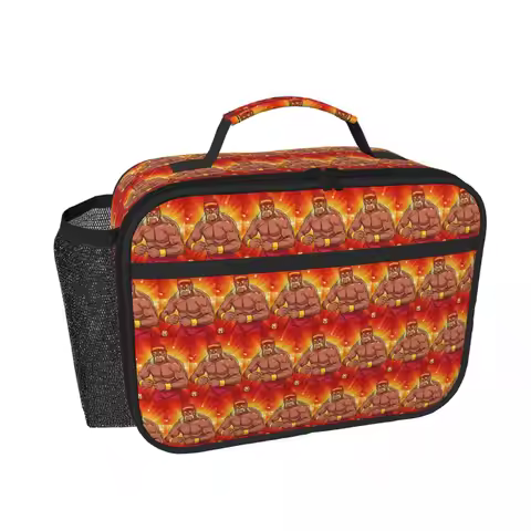 Hulk Hogan Hulkamania Insulated Lunch Bag for Women Children Leakproof Food Boxes Thermal Lunch Box 