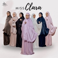 [FREE BOX]Telekung Satin Velvet Miss Clara by Hanna Mirae