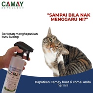 CAMAY CAT FLEA LICE SPRAY-SPRAY ORGANIK HAPUS KUTU KUCING,PIJAT