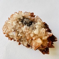 大冶羽毛方解石 牛11 原礦水晶礦標寶石 吸引力法則 顯化脈輪高頻