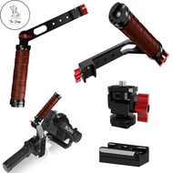 DC Folding Sling Handle Grip Wooden Handle with NATO Slider for DJI Ronin RS2/RS3/RS3PRO/RS4PRO/RS3 