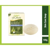 [Dalan] d'Olive Pure Olive Oil Skin Care Soap with Moisturizing Cream 100g