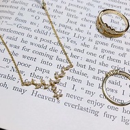 【Moriarty Jewelry】輕奢系 | 微性感 | 18K 黃K金 小鑽項鍊